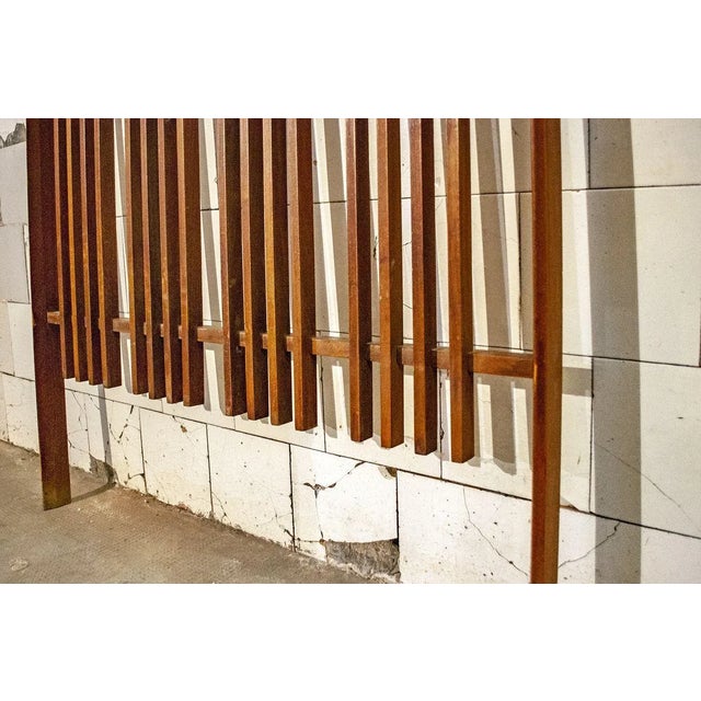 Italian Walnut Rack, 1950s For Sale - Image 6 of 8