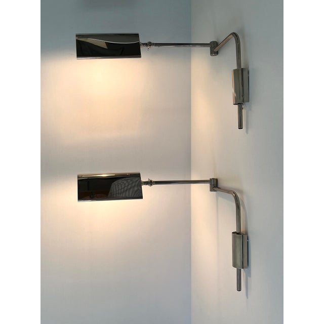 Articulated Wall Lamps or Reading Lights by Florian Schulz, 1970s, Set of 2 For Sale - Image 9 of 18
