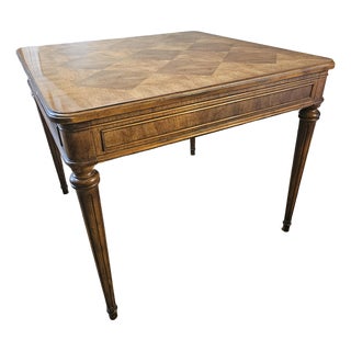Vintage Heritage French Regency Inlaid Side End Table For Sale
