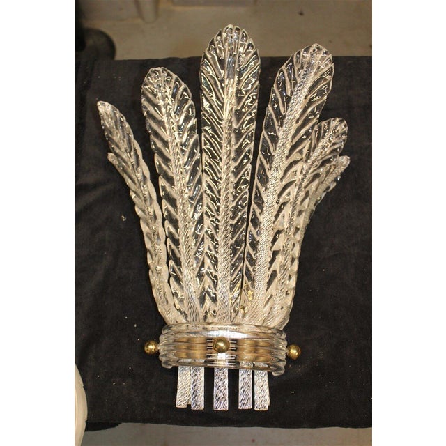 Blue Catalogue Wall Lights from Venini, 1930s, Set of 2 For Sale - Image 8 of 18