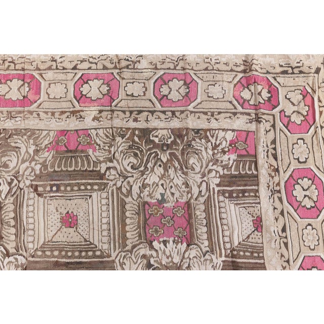 Antique Ukrainian Bessarabian Botanical Rug For Sale - Image 13 of 14