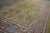 Textile 1890s Antique Oversized Green Olive Floral Knotted Wool Persian Sultanabad Rug For Sale - Image 7 of 9
