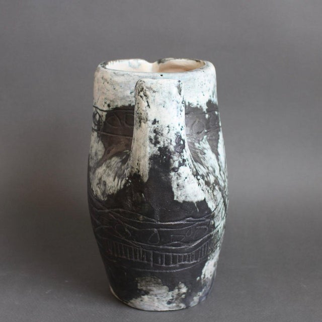 Vintage French Ceramic Pitcher by Jacques Blin For Sale - Image 4 of 18