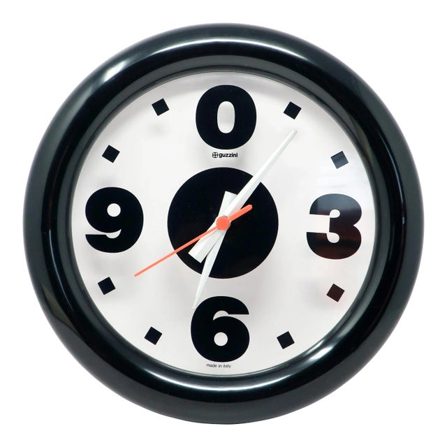 90s guzzini vintage wall 時計　ポストモダン 90s guzzini vintage wall 時計 ポストモダン
