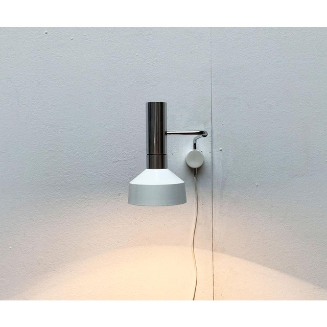 Mid-Century Swiss Minimalist Minilux Wall Lamp by Rosemarie and Rico Baltensweiler for Baltensweiler, 1960s For Sale - Image 17 of 18