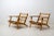 Set of Modern Scandinavian Model Ge-290 Armchairs attributed to Hans J. Wegner for Getama, 1890s For Sale - Image 5 of 11