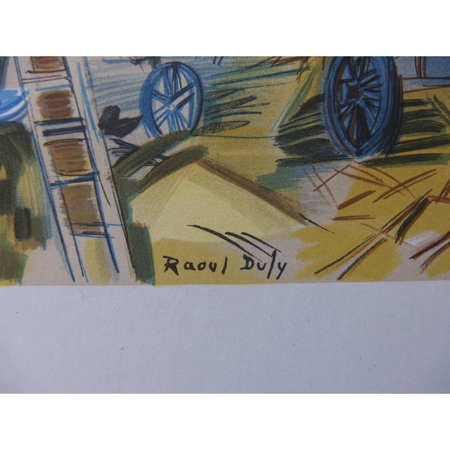 Raoul Dufy, The Harvesters, Lithograph For Sale - Image 4 of 5