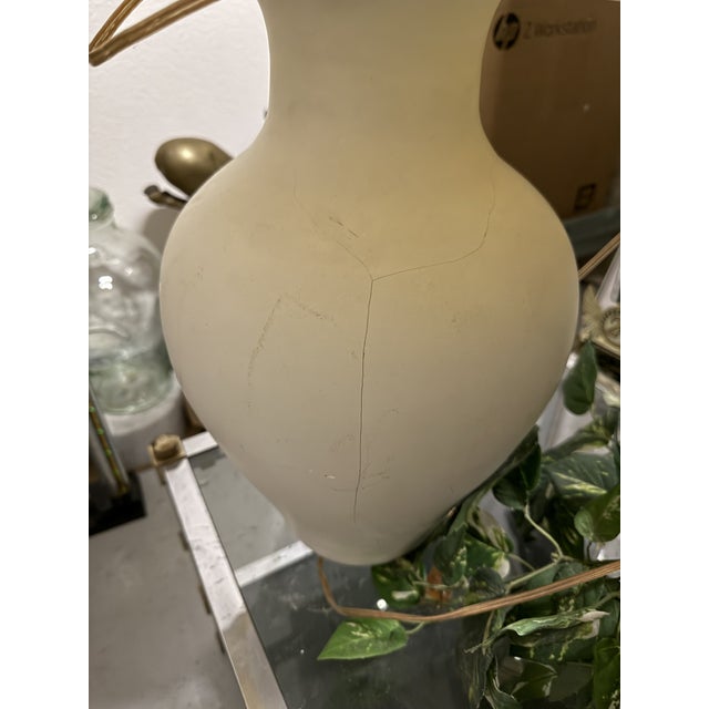 Contemporary Vintage 1970s Ceramic Lamp For Sale - Image 3 of 6