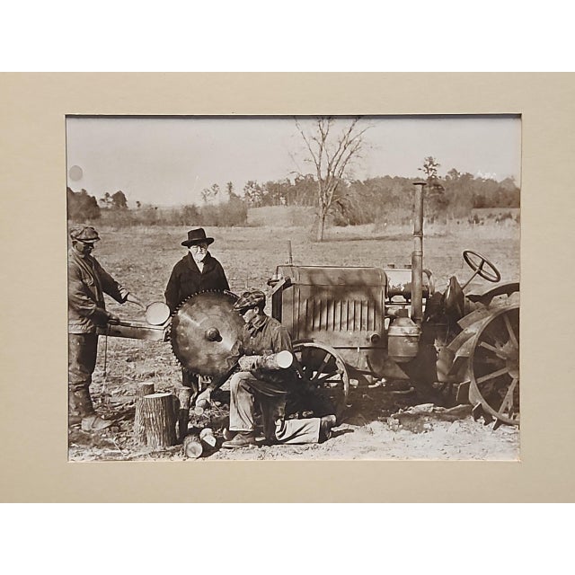 Excellent condition photogravure real photo postcard, estimating date 1930's as subject matter is McCormick-Deering...