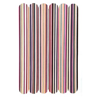 Sarah Vaaler Color Pencil Drawing With Bright Stripes For Sale