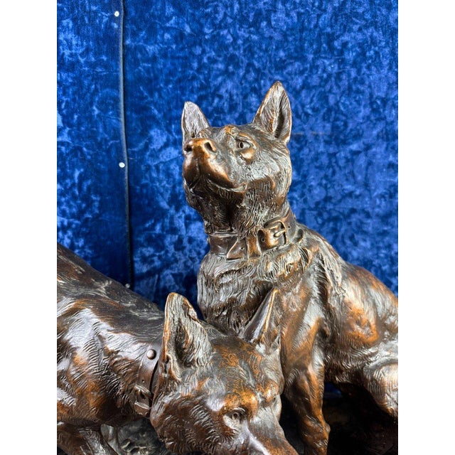 Thomas François Cartier, Monumental Terracotta Group, 1920s, Ceramic For Sale - Image 9 of 10