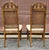Set of 5 Mid Century Bassett Furniture Provincial Style Walnut and Cane Dining Chairs For Sale In Washington DC - Image 6 of 12