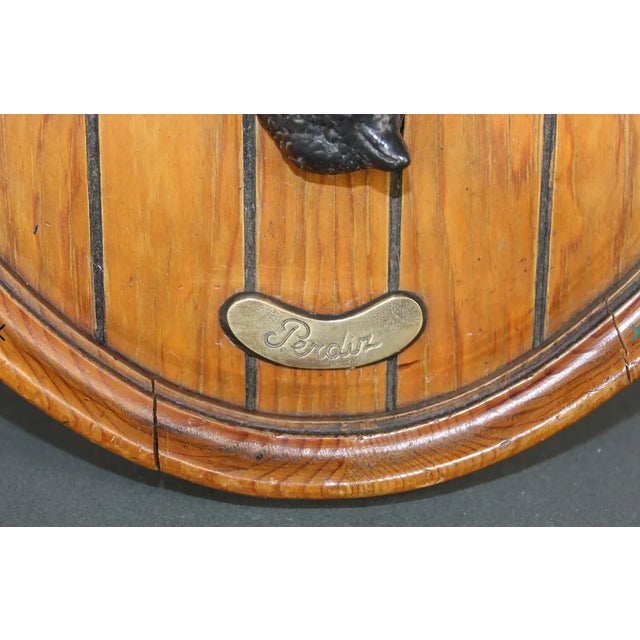 Antique French Black Forest Bronze Trophy Plaque For Sale - Image 9 of 9