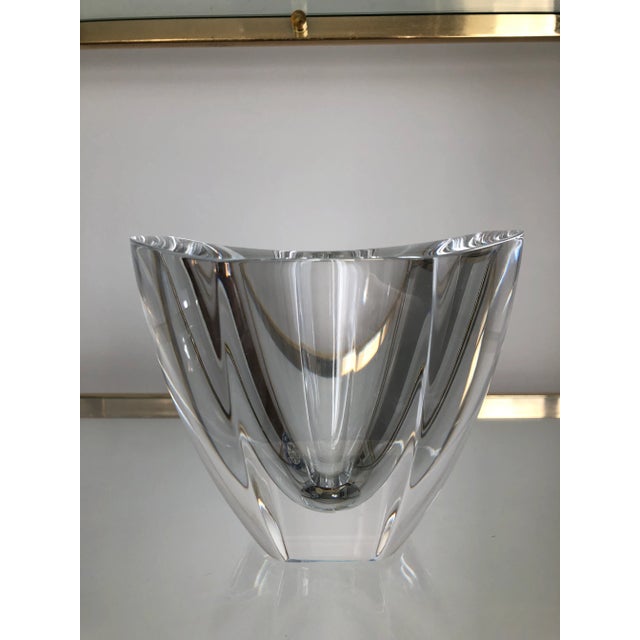 Modern Orrefors Crystal Vase For Sale - Image 3 of 10
