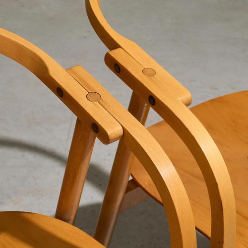 1980s Otto Demountable Chairs by Werther Toffoloni znc Piero Palange for Ibis, Italy, Set of 4 For Sale - Image 5 of 9