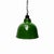Green Enameled Pendant Light, 1950s For Sale - Image 11 of 11