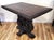 Late 19th Century Antique American Carved Oak "Fleur-De-Lis" Base Renaissance Library Center Table For Sale - Image 5 of 13