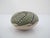Mid 20th Century Miniature Mata Ortiz Chelo Acosta Red & Green Geometric Seed Pot Vase Pair For Sale - Image 5 of 10