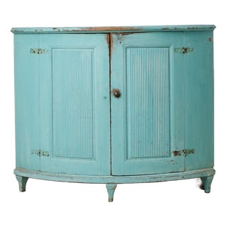 Antique Gustavian Corner Sideboard in Pine, 1790 For Sale