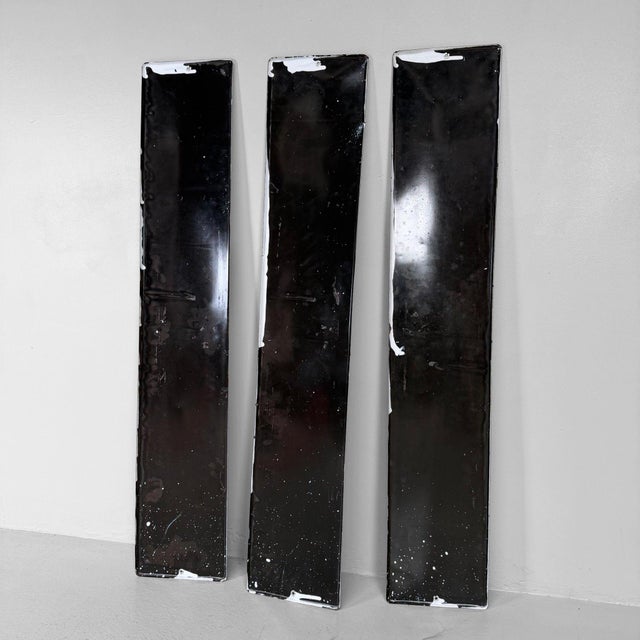 Vintage Japanese Enamel Advertising Sign, 1960s For Sale - Image 11 of 12