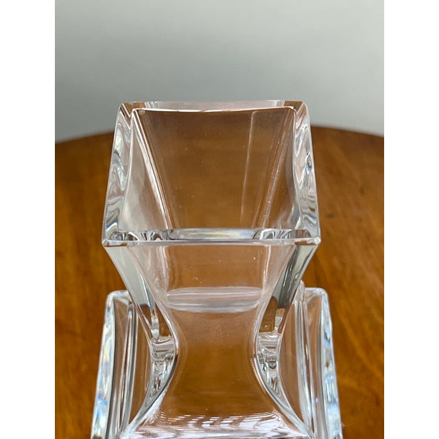 Late 20th Century Vintage Baccarat Crystal Pearl Vase For Sale - Image 5 of 7