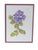 Purple Original Botanical Flower Watercolor Painting Framed and Signed For Sale - Image 8 of 12