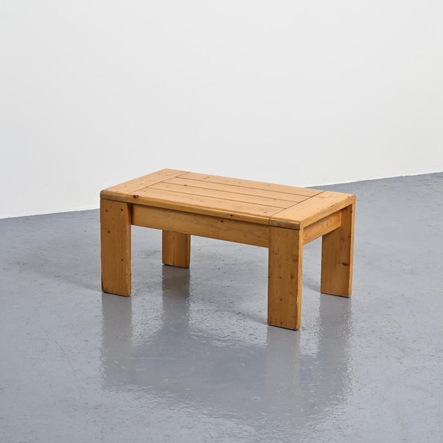 French Coffee Table from Les Arcs, 1970s For Sale - Image 11 of 11