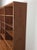1970s Danish Modern Two Piece Shelving Unit With Adjustable Shelves and Sliding Door Cabinets For Sale - Image 5 of 17