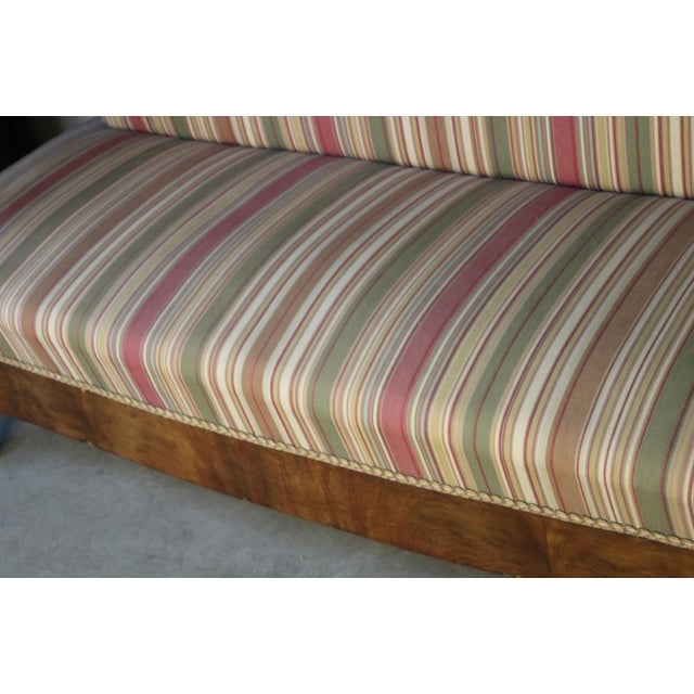 Antique Piedmontese Upholstered Sofa, 1850 For Sale - Image 3 of 7