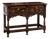 English 1870s Oak Dresser Base with Carved Geometric Front and Two Drawers For Sale