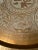 Moroccan 20th Century Asian Handcrafted Brass Tray Table With Folding Base For Sale - Image 3 of 10