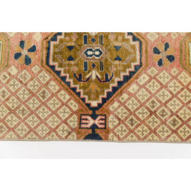 Turkish Mid 20th Century Small Anatolian Decorative Rug For Sale - Image 3 of 10