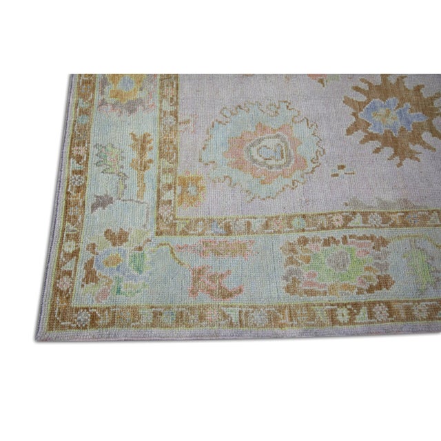 Turkish Modern Turkish Oushak Rug 5' x 6'8" For Sale - Image 3 of 6