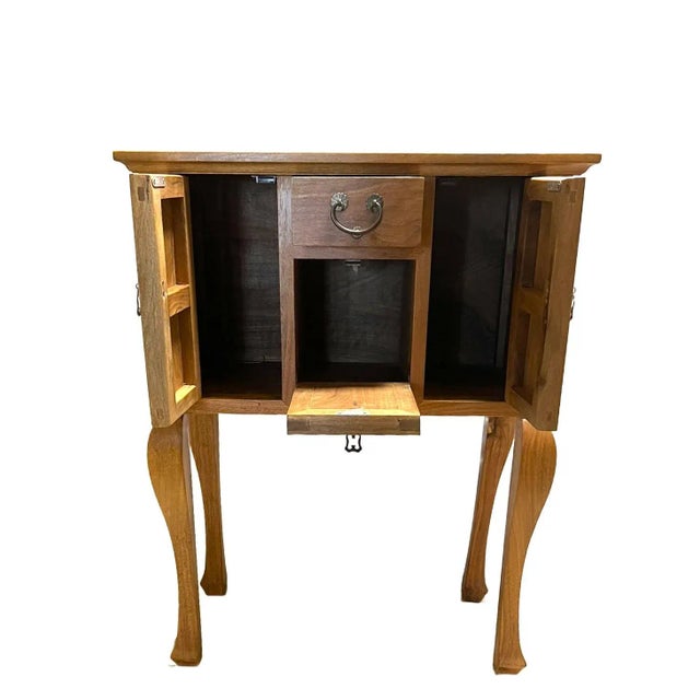2000 - 2009 Asian Modern Elm Cabinet For Sale - Image 5 of 9