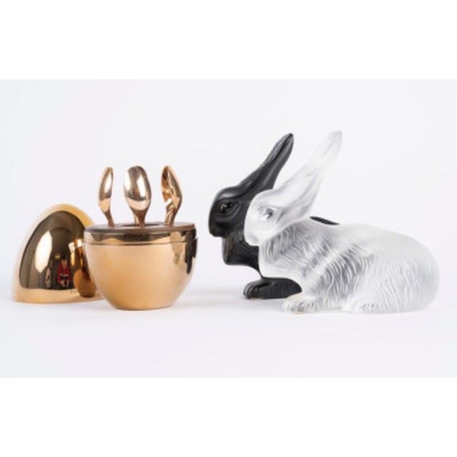 Mood Rose Gold Coffee Spoons from Christofle, 2010s, Set of 6 For Sale - Image 4 of 14