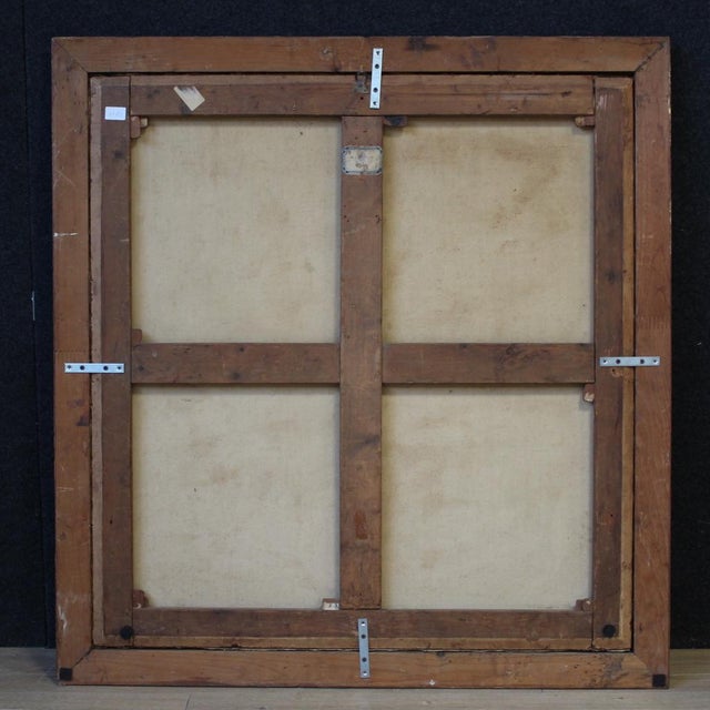 Green Romantic Pastoral Scene, 1770, Oil on Canvas, Framed For Sale - Image 8 of 15