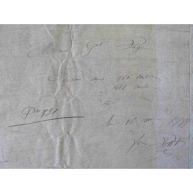 Antique French Textile Design For Sale - Image 9 of 9