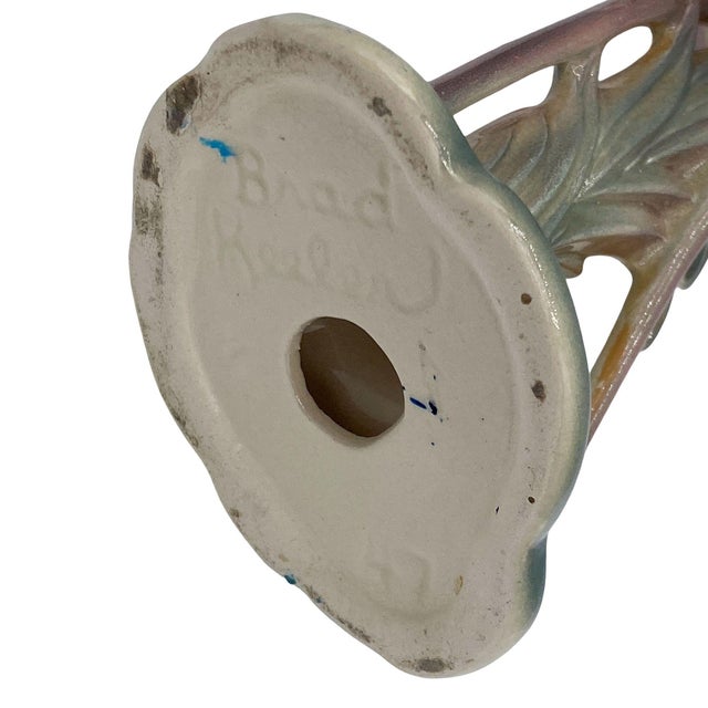 1950s Mid-Century Pink & Green Flamingo Ceramic Tabletop Sculpture Pair by Brad Keeler, 2 Pieces For Sale - Image 11 of 18