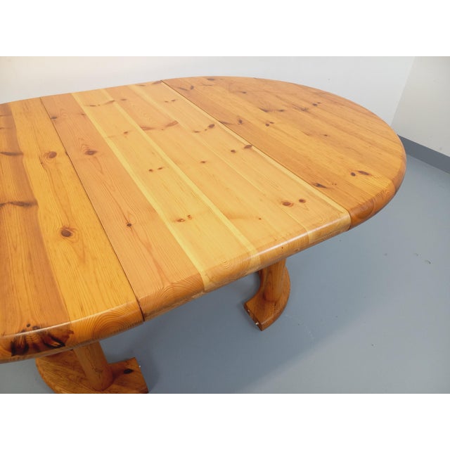 Vintage Scandinavian Round Dining Table by Rainer Daumiller, 1960s For Sale - Image 17 of 18