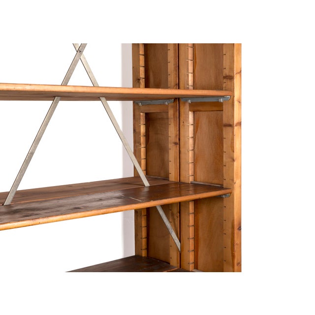 Large Modular Pine Wall Unit, 1920s For Sale - Image 11 of 18