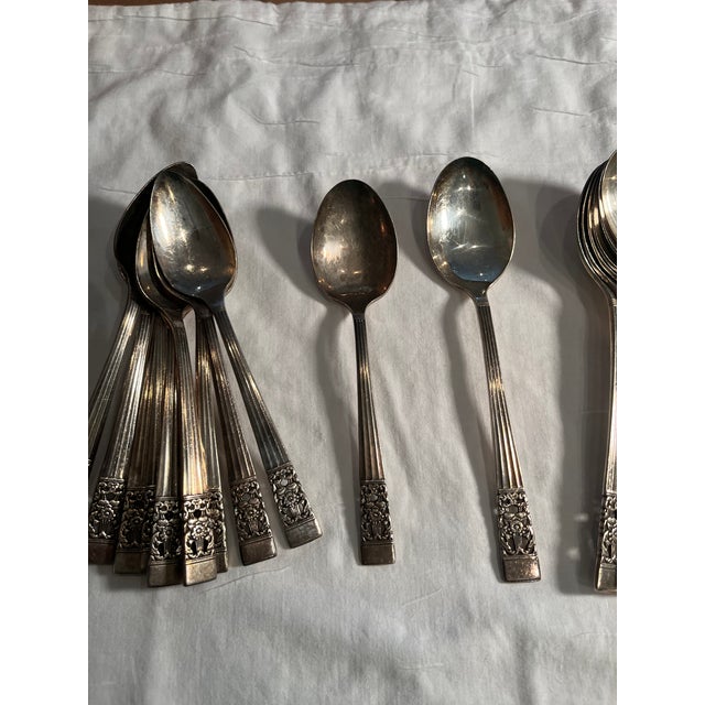 18th Century 18th Century Coronation (1936, No Mono) Community Plate Flatware Set- 49 Pieces For Sale - Image 5 of 6