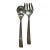 1950s Vintage Taxco Modernist 980 Fine Silver & Rosewood Salad Serving Set - 2 Pieces For Sale