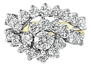 Two Carat Diamond Wedding Ring Set, Size 5