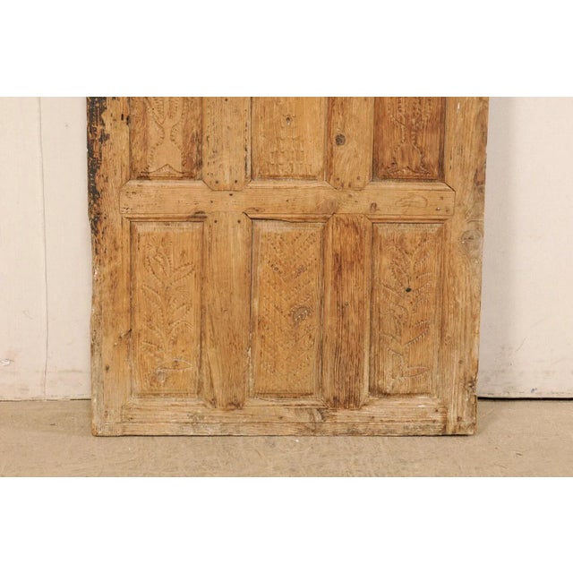 Wood 19th Century Turkish Paneled Door For Sale - Image 7 of 9
