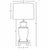 Modern Biance White & Gold Metal Painted Lamp For Sale - Image 3 of 3