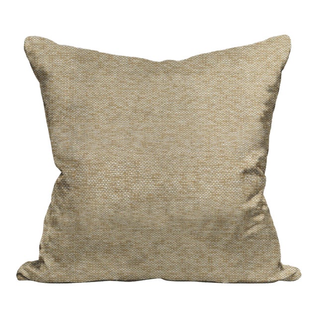 The House of Scalamandré Torrs Pillow, Sand For Sale