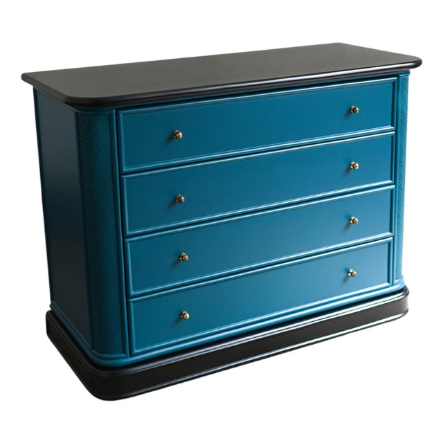 Chest of Drawers Lacquered Series, 1980s For Sale