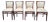 Mid 20th Century Federal Style Solid Mahogany Upholstered Dining Chairs, Refinished- Set of 4 For Sale
