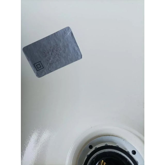 1970s Space Age White Pendant from Massive For Sale - Image 5 of 6