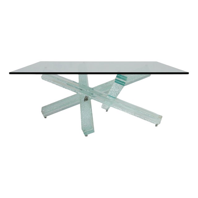 Mikado Coffee Table by Maurice Barilone for Roche Bobois, 1990 For Sale